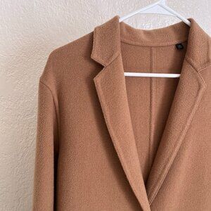 uniqlo / wool coat / camel brown